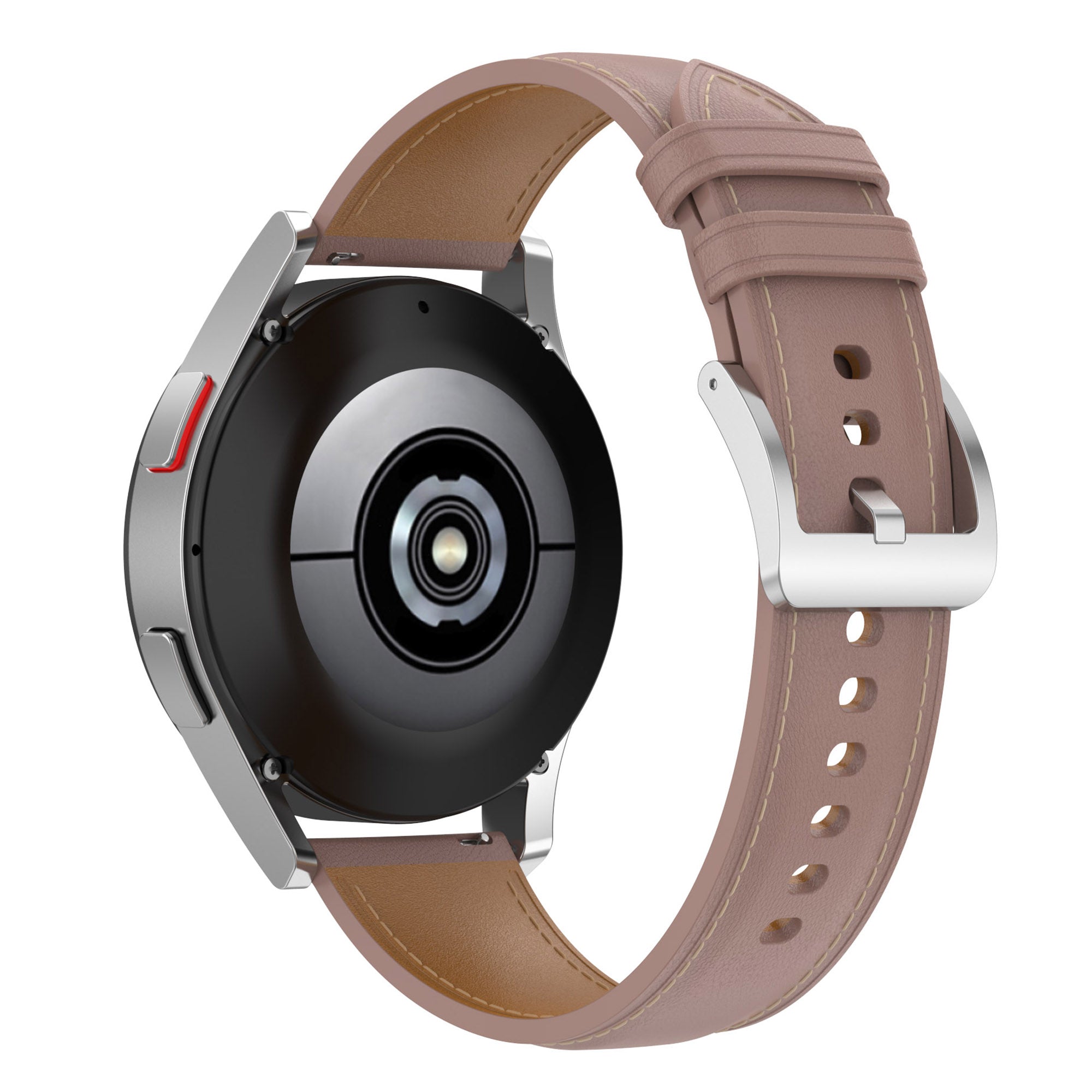 For Huawei Watch GT2 Samsung Galaxy Watch Active 20mm Universal Stitching Line First Layer Cowhide Solid Color Smart Watch Replacement Strap For Huawei Watch GT2 Samsung Galaxy Watch Active 20mm Universal Stitching Line First Layer Cowhide Solid Color Smart Watch Replacement Strap